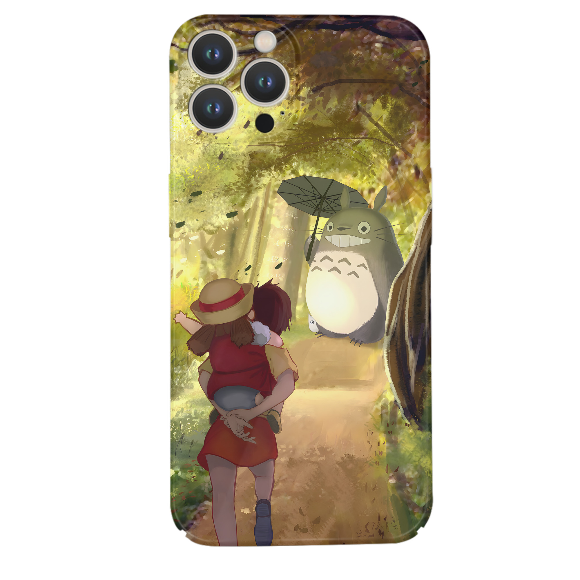 （画像用） となりのトトロ 草壁メイ 草壁サツキ My Neighbor Totoro Satsuki Kusakabe Mei Kusakabe 【iPhone 14シリーズ対応】ハードケース